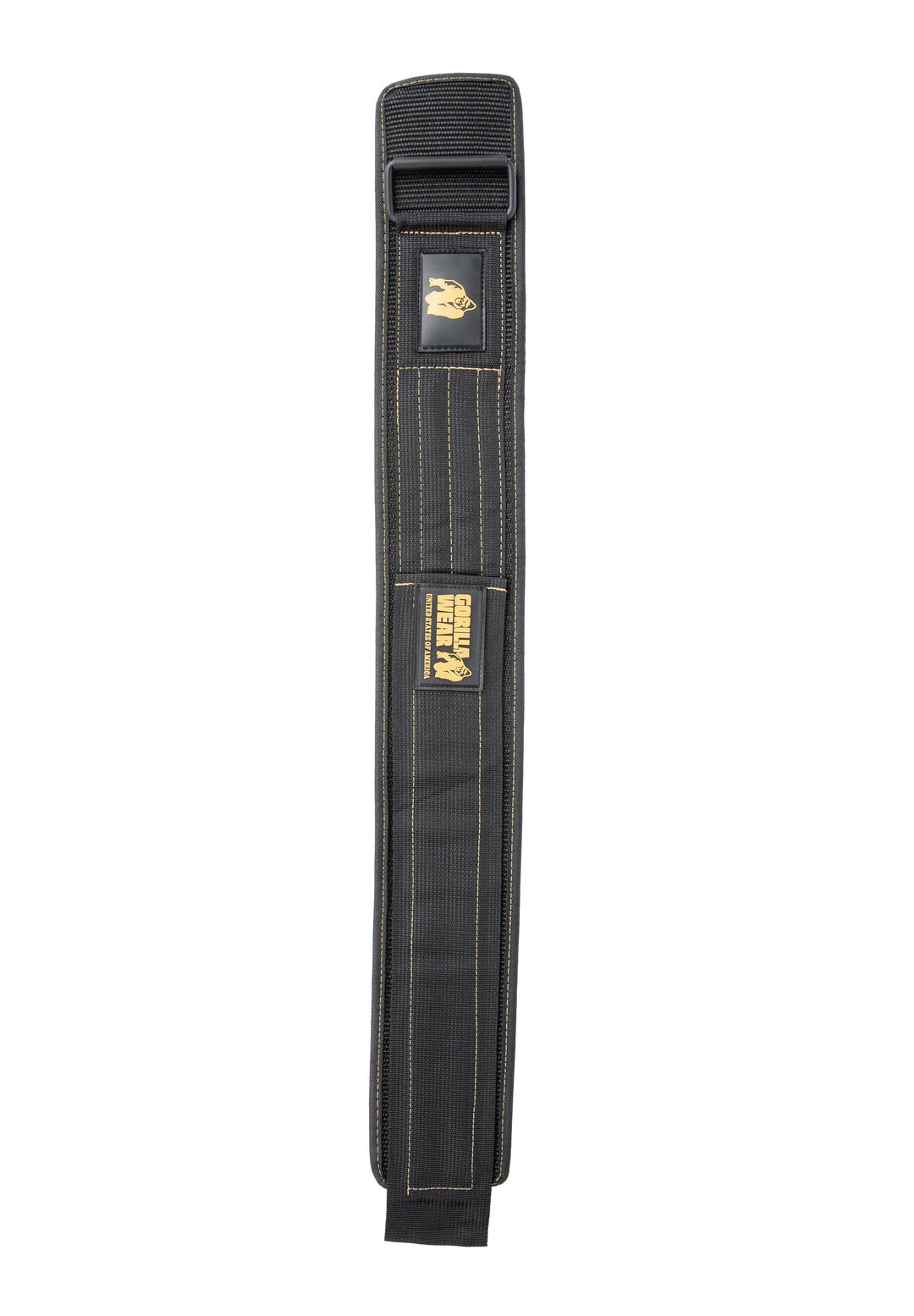 Gorilla Wear 4 Inch Nylon Lifting Belt - Black/Gold –